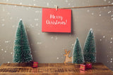 Hairy Pines Celebrating Merry Christmas Background Festival Backdrops IBD-19300