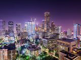 Houston Night View Light Photography Backdrops IBD-24259