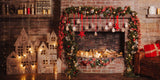 Christmas Decorations Wall Background Photography Backdrops IBD-19186 size:6x3