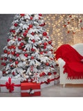 Beautiful Christmas Tree Decoration Background Photography Backdrops IBD-19328Beautiful Christmas Tree Decoration Background Photography Backdrops IBD-19328 size:1x1