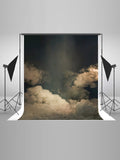 Dark Rising Cloud Abstract Art Background Portrait Photography Backdrop IBD-19834