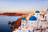 Greece Santorini Scenery Architecture Background IBD-24642