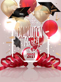 Class of 2021 Graduation Party Decor Background IBD-24658