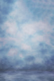 Abstract Textured Light Blue Portrait Photography Backdrop IBD-246731