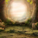 Fairy Tale Forest Arch Cave Backdrop IBD-246843