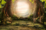 Fairy Tale Forest Arch Cave Backdrop IBD-246843