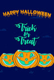 Simple Trick or Treat Pumpkin Halloween Backdrop IBD-246887 size:1.5x2.2