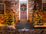 Christmas Tree And Wreath Decored Door Backdrop IBD-246953 size: 6.5*5