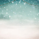 Lighgt Blue Snowflake Christmas Backdrop IBD-246958 size: 10x10
