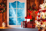Christmas Interior Gift Boxes Home Studio Backdrop IBD-246959 size: 7x5