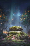 Fairy Tale Forest Jungle Wilderness Night Backdrop IBD-246971 size: 6.5x10