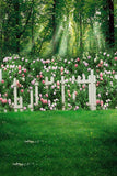 Garden Flower Forest Studio Background Photography Backdrop IBD-246972 size: 10x6.5
