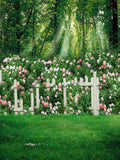 Garden Flower Forest Studio Background Photography Backdrop IBD-246972 size: 6.5x5