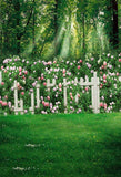 Garden Flower Forest Studio Background Photography Backdrop IBD-246972 size: 5x7