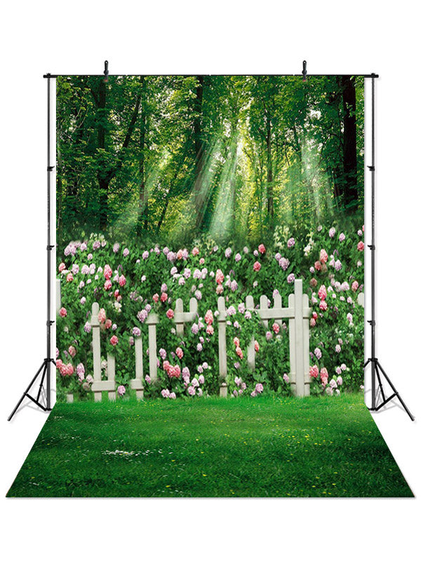 Garden Flower Forest Studio Background Photography Backdrop IBD-246972