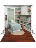 Kids Bedroom Interior Decor Building Backdrop IBD-246983