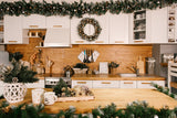 Christmas Interior Decoration Kitchen Decor Backdrop IBD-246998 size: 10ft to 6.5ft