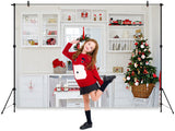 Christmas Interior Decoration Cabinet Backdrop IBD-247000