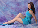Abstract Blue Purple Portrait Photography Backdrop IBD-247005
