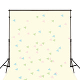  Bunting Backdrops Yellow Background J02587