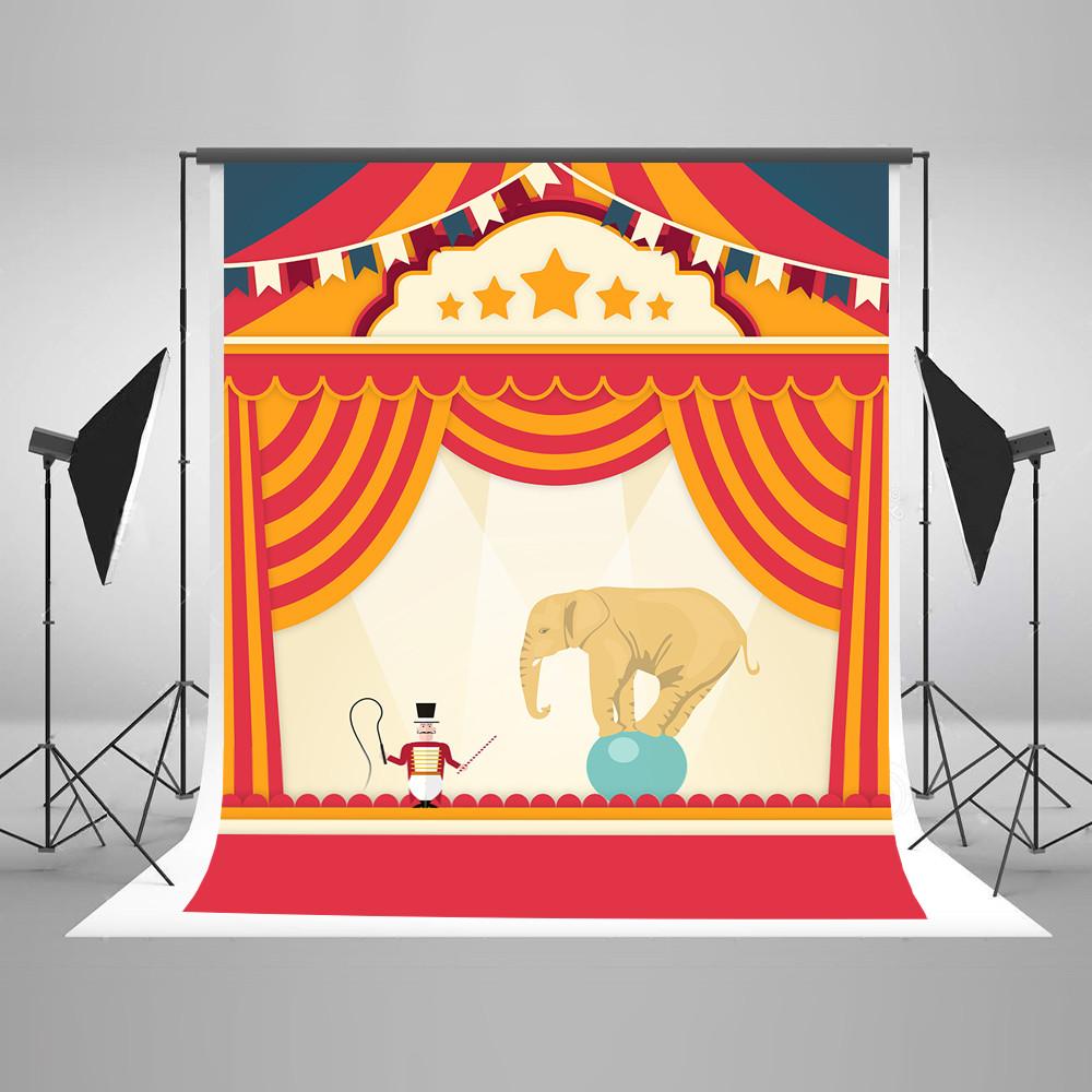 Baby Backdrops Circus Background Red Backdrop J04302 - iBACKDROP-Baby Kid Backdrops, Circus Backdrop, Circus Backdrops, Cute Backdrops, Red Backdrop