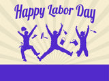 Jump Celebration Workers' Labor Day Background Decoration Photo Backdrop IBD-19829