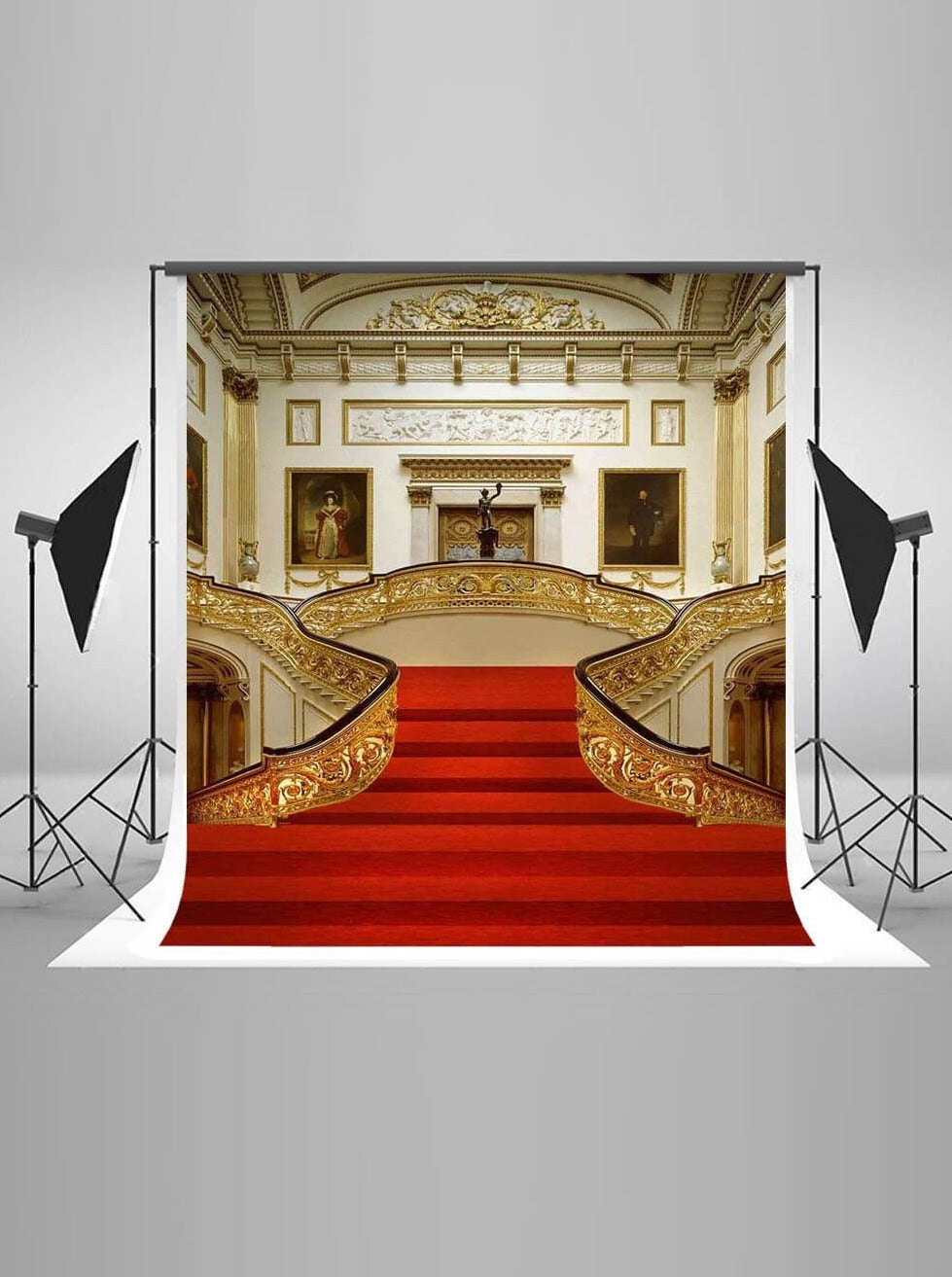 Red Carpet Backdrops Party Backdrops Gold Background lv-2731 – iBACKDROP
