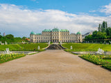Landscape Landmark Background Vienna Palace Garden Architectural Photography Backdrop IBD-20089