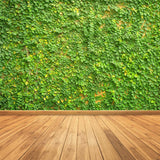 Leaves Walls and Wooden Floors Background Abstract Backdrops IBD-19454