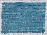 Light Blue Brick Wall Backdrop For Photography IBD-24453