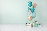 Light Balloon Gift Background Birthday Backdrop for Baby Shower IBD-19555