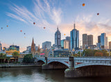 Melbourne City Sunshine Bridge Photography Backdrops IBD-24262