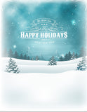 Merry Christmas Snow Background Custom Backdrops IBD-19304