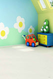 Baby Backdrops Cartoon Backdrops Space Bedroom Background N10149-E - iBACKDROP-Baby Kid Backdrops, Bedroom Backdrop, Cartoon Fairytale Backdrops, Space Backdrops, Toy Story Backdrops