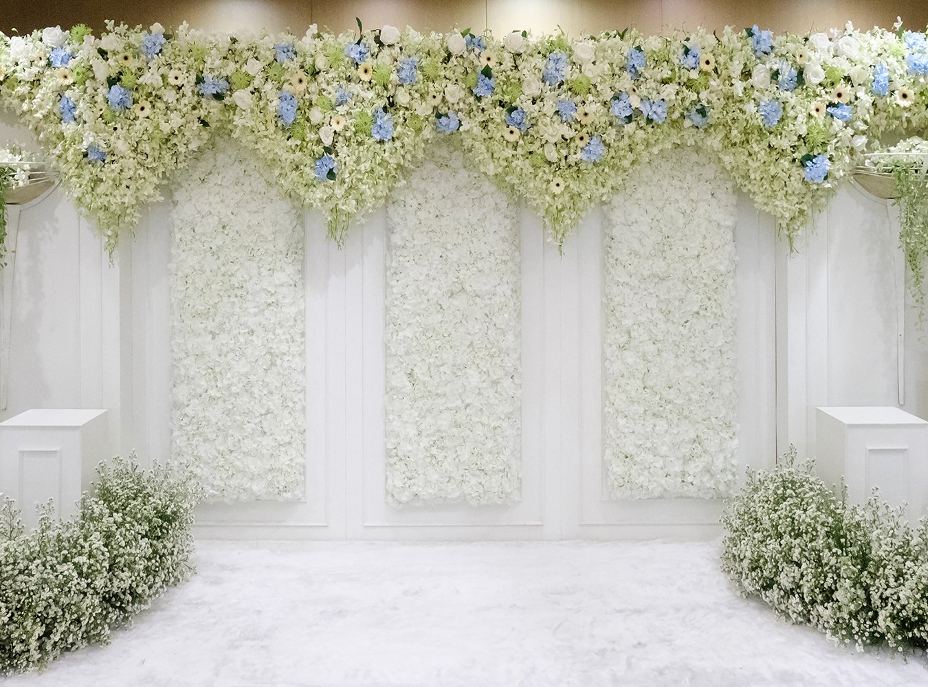 White wedding backdrop 60 photos - Astyledwedding.com
