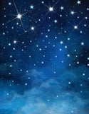 Night Sky Background Baby Shower Backdrops IBD-19345