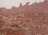 Old Orange Brick Wall Background Backdrops Vintage Backdrops IBD-24120 - iBACKDROP-Black Backdrops, Brick Backdrop, Brick Wall Backdrop, Brick Wall Backdrops, Vintage Backdrops