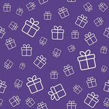 Purple Color Birthday Gift Icon Background Baby Shower Backdrop IBD-19560