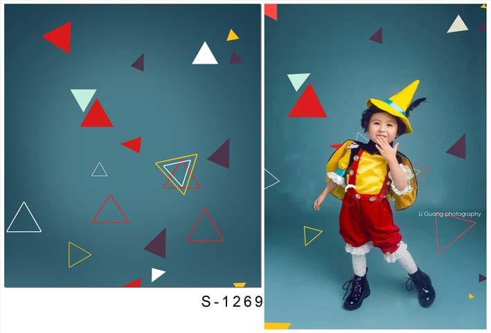 Backdrop by Theme Baby Background Little Boy Backdrops S-1269 - iBACKDROP-backdrops for events, backdrops for videos, blue photo backdrops, custom made backdrops, hip hop backdrops