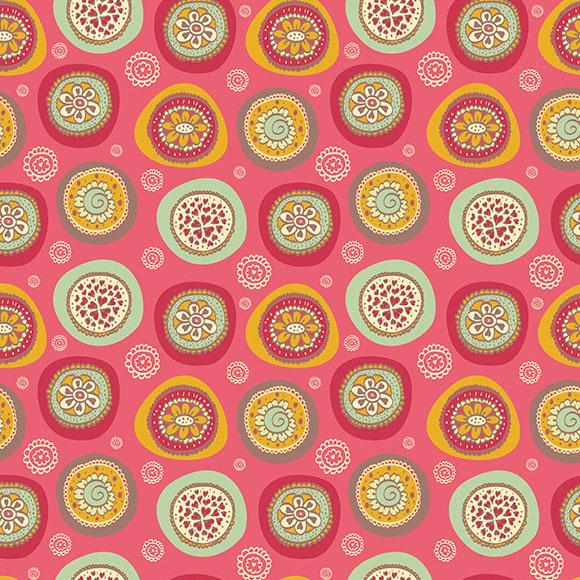 Backdrop Polka Dot Printed Background Pink Backdrop S-2638 - iBACKDROP-Gray Backdrop, Grey Backdrop, Stars Backdrops, Wood Backdrop, Wood Backdrops, Wooden Backdrop