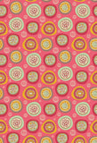 Backdrop Polka Dot Printed Background Pink Backdrop S-2638