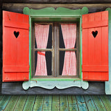 Scenic Backdrops Window Backdrops Green Window Backdrop S-2643