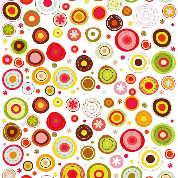 Circles Backdrop Colorful Backdrop S-2660 – iBACKDROP