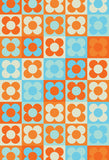 Patterned Backdrops Plaid Background Flowers Backdrop S-2681