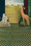 Animal Backdrops Grass Background Green Backdrops S-2697