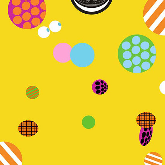 Polka Dot Printed Backdrops Backdrops Circles Backgrounds Yellow Backdrop S-2838