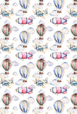 Polka Dot Printed Backdrops Balloons Backdrop Vintage Background S-2854