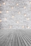 Brick Wall Backdrops Lights Backgrounds Grey Backdrop S-2919