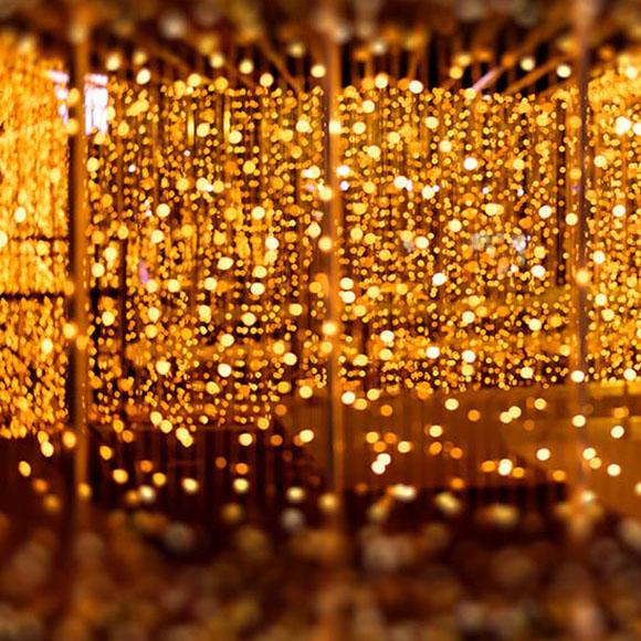Glitter Backdrops Golden Background Lights Backdrop S-2924 - iBACKDROP