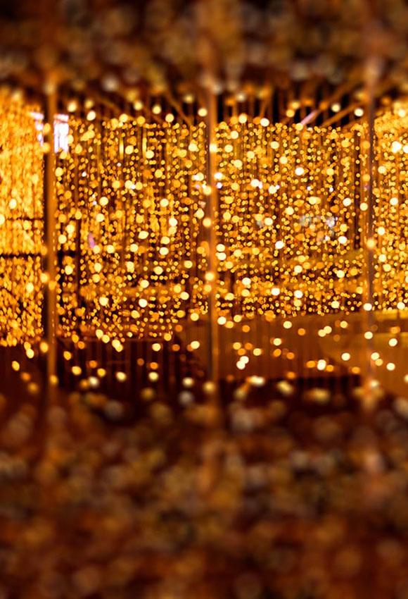 Glitter Backdrops Golden Background Lights Backdrop S-2924